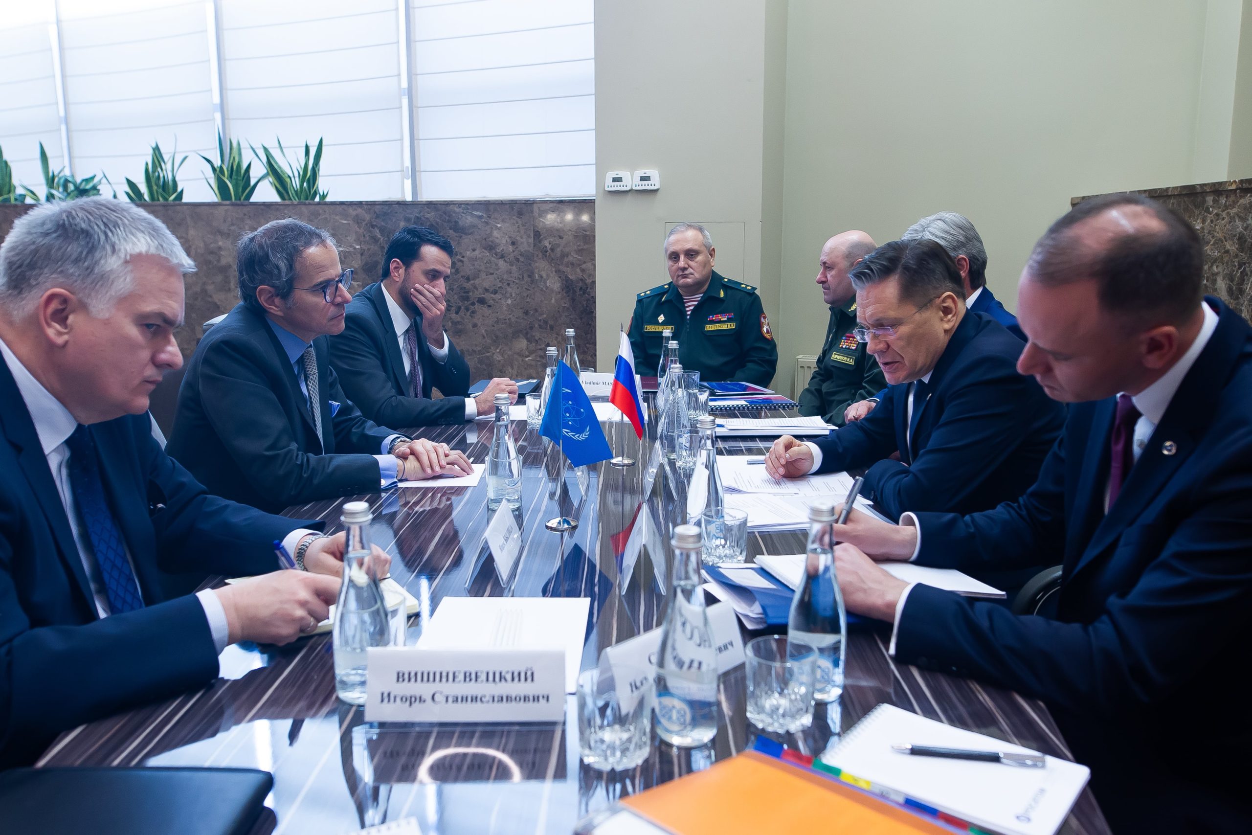 Rus ve UAEA Heyetleri, Zaporijya NGS’nin durumunu görüştü