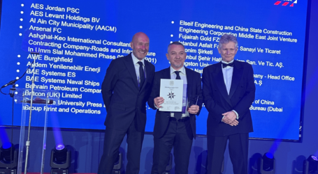 Aydem Yenilenebilir Enerji’ye Uluslararası İş Güvenliği Üstün Başarı Ödülü