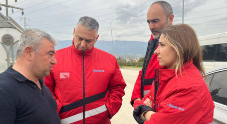 Nergiz Kadooğlu Çifçi ve Kadoil Yönetim Ekibi afet bölgesini ziyaret etti