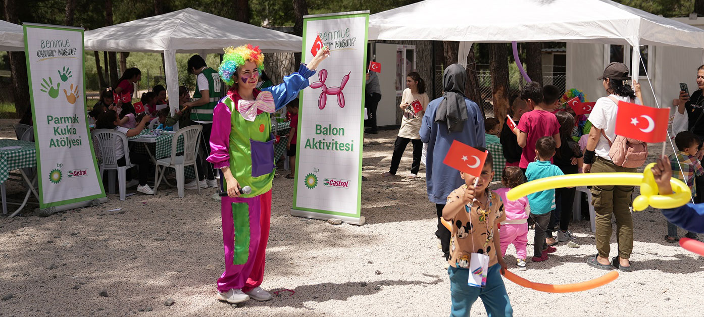 bp, 23 Nisan’ı Hatay’daki çocuklarla kutladı