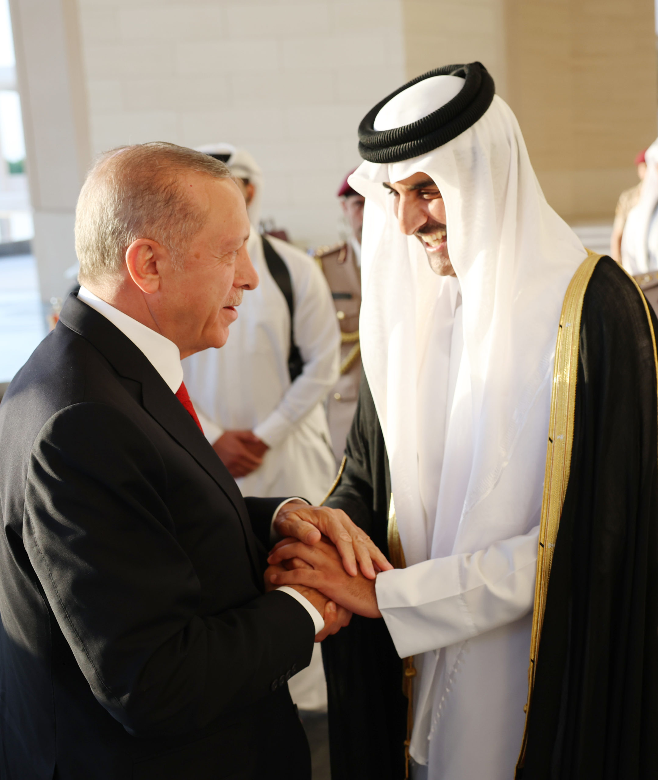 Cumhurbaşkanı Erdoğan, Katar Emiri Al Sani’ye Togg hediye etti