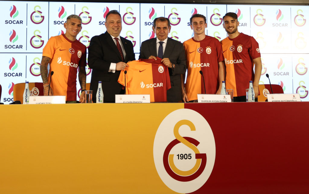 Galatasaray, SOCAR ile 3 yıllık sponsorluk anlaşması imzaladı