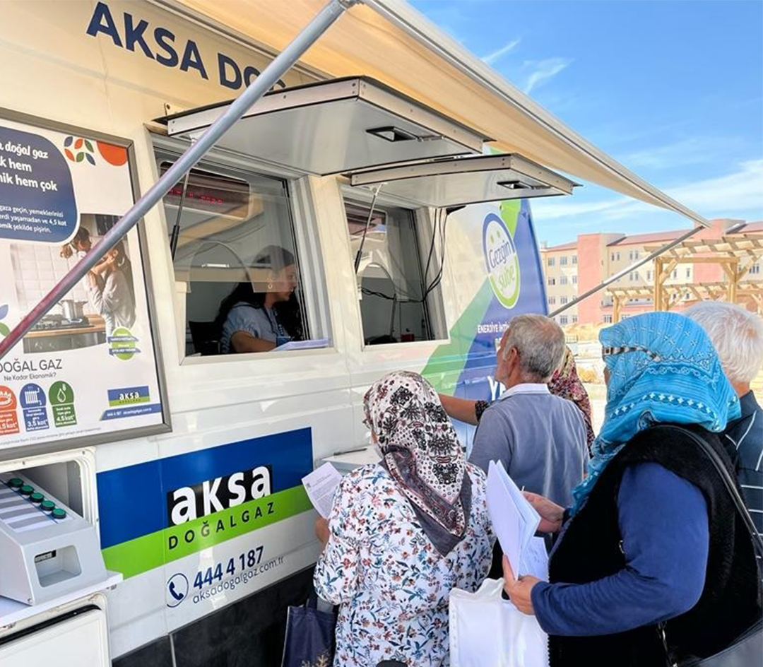 Mut’ta doğal gaz abonelik işlemleri mobil şubeyle daha da hızlanıyor