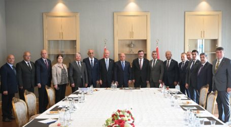 PÜİS Heyeti Cumhurbaşkanı Yardımcısı Yılmaz’ı ziyaret etti