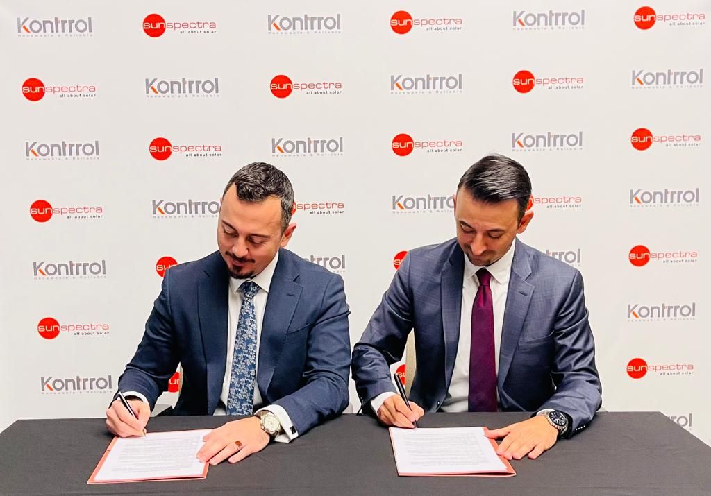 Kontrrol Enerji Sistemleri ve Sunspectra Enerji arasında, partnerlik anlaşması imzalandı