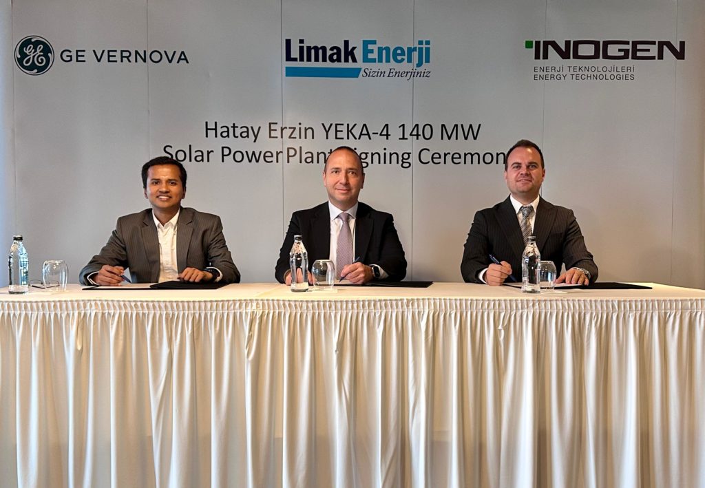 Limak, Hatay’da kuracağı 140 MWp’lık GES için GE Vernova ve İnojen Enerji ile anlaştı