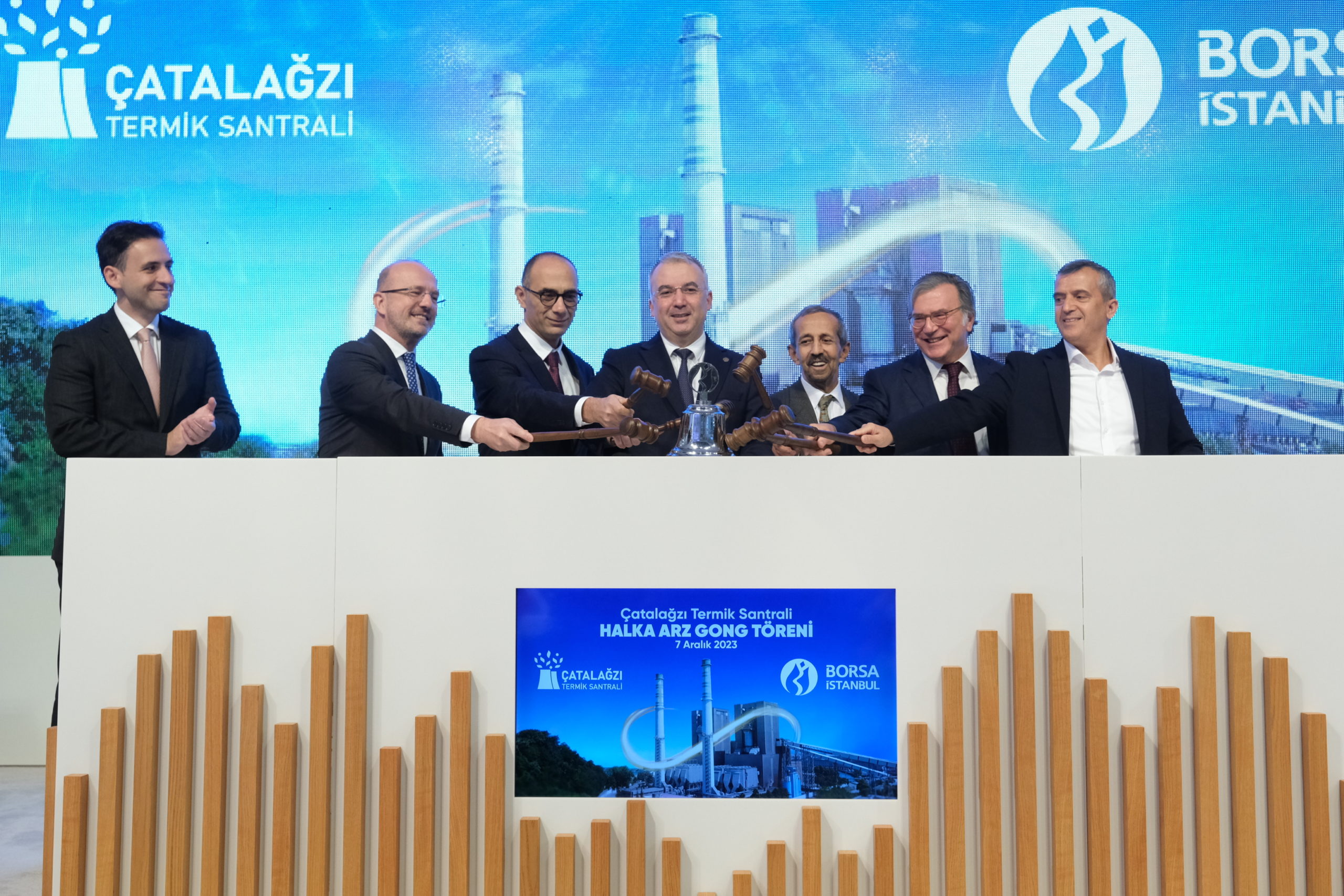 Borsa İstanbul’da gong, ÇATES için çaldı
