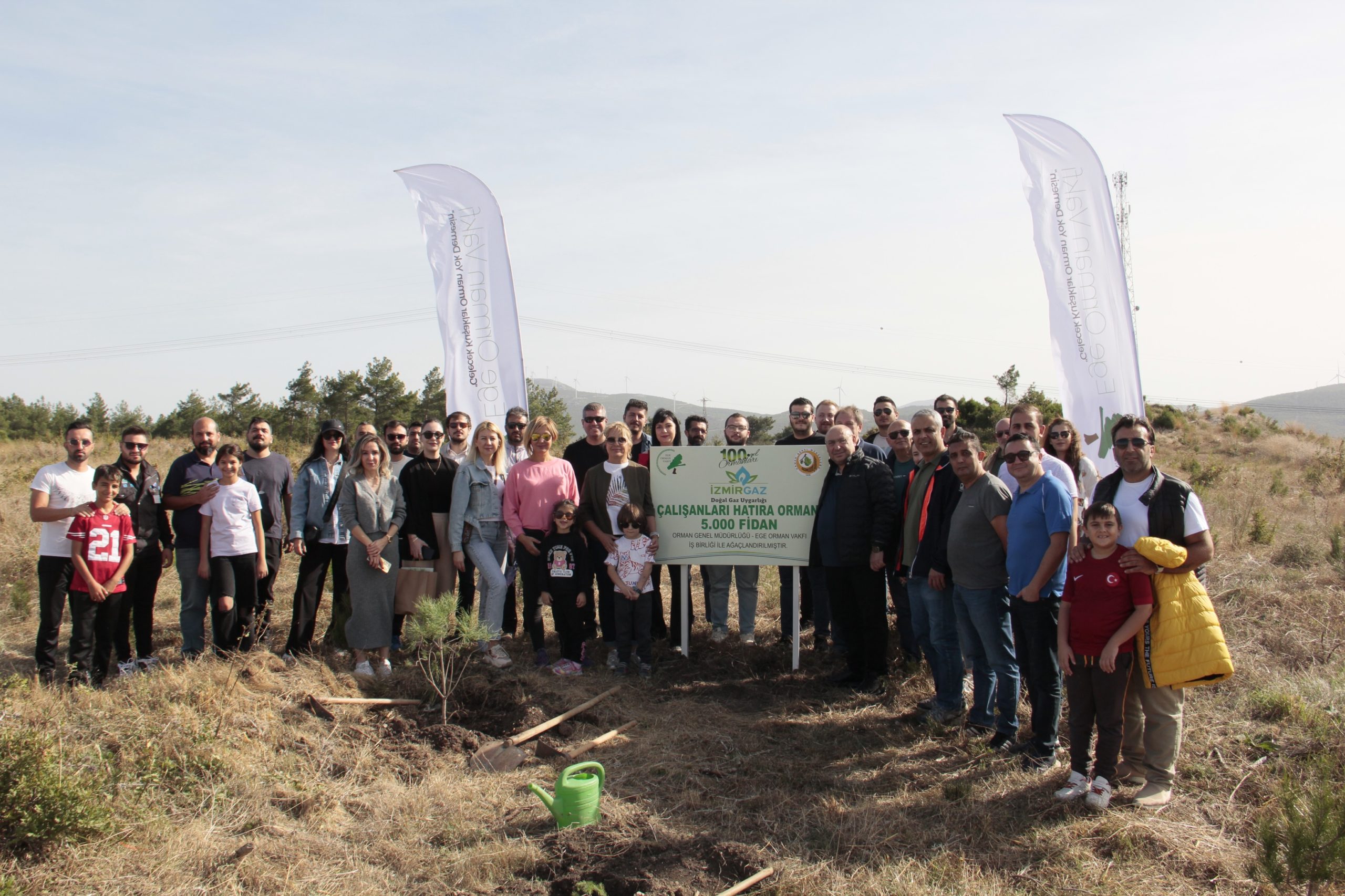 İzmir Doğalgaz’dan 100. Yıl Ormanı’na destek