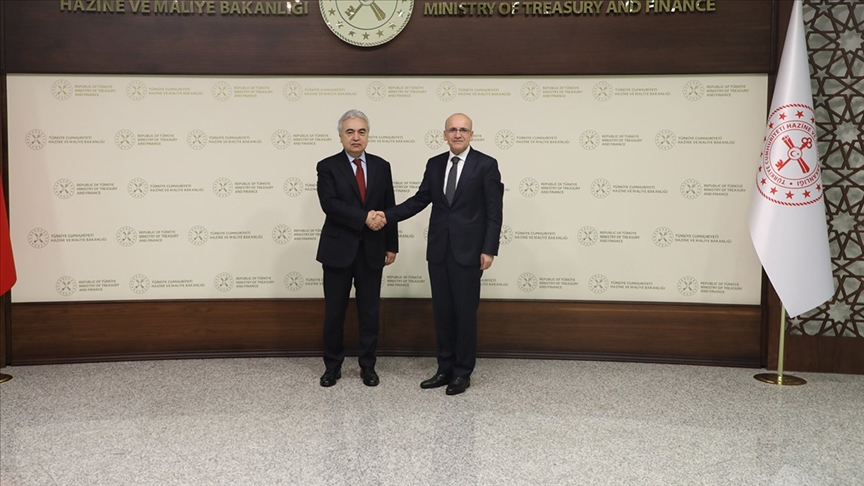 Hazine ve Maliye Bakanı Şimşek, IEA Başkanı Birol’u kabul etti