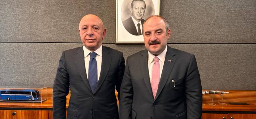 PÜİS’ten Sanayi, Ticaret, Enerji, Tabii Kaynaklar, Bilgi ve Teknoloji Komisyonu Başkanı Mustafa Varank’a ziyaret