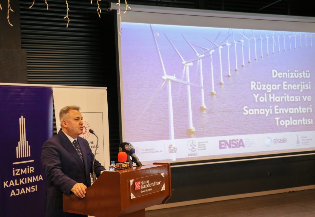 ENSİA, DÜRED koordinasyonunda, Denizüstü Rüzgar Enerjisi Türkiye Yol Haritası ve Denizüstü Rüzgar Enerjisi Sanayi Envanteri tanıtıldı.