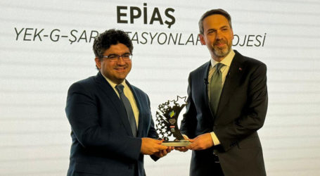 EPİAŞ, YEK-G –Şarj İstasyonları Projesi ile ödül aldı