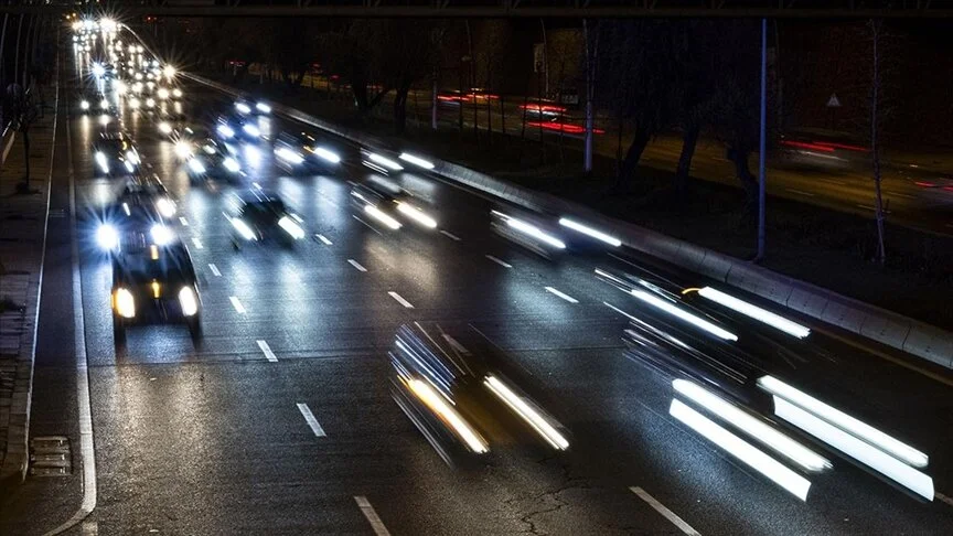 Bayram tatili dönüşünde trafik yoğunluğu