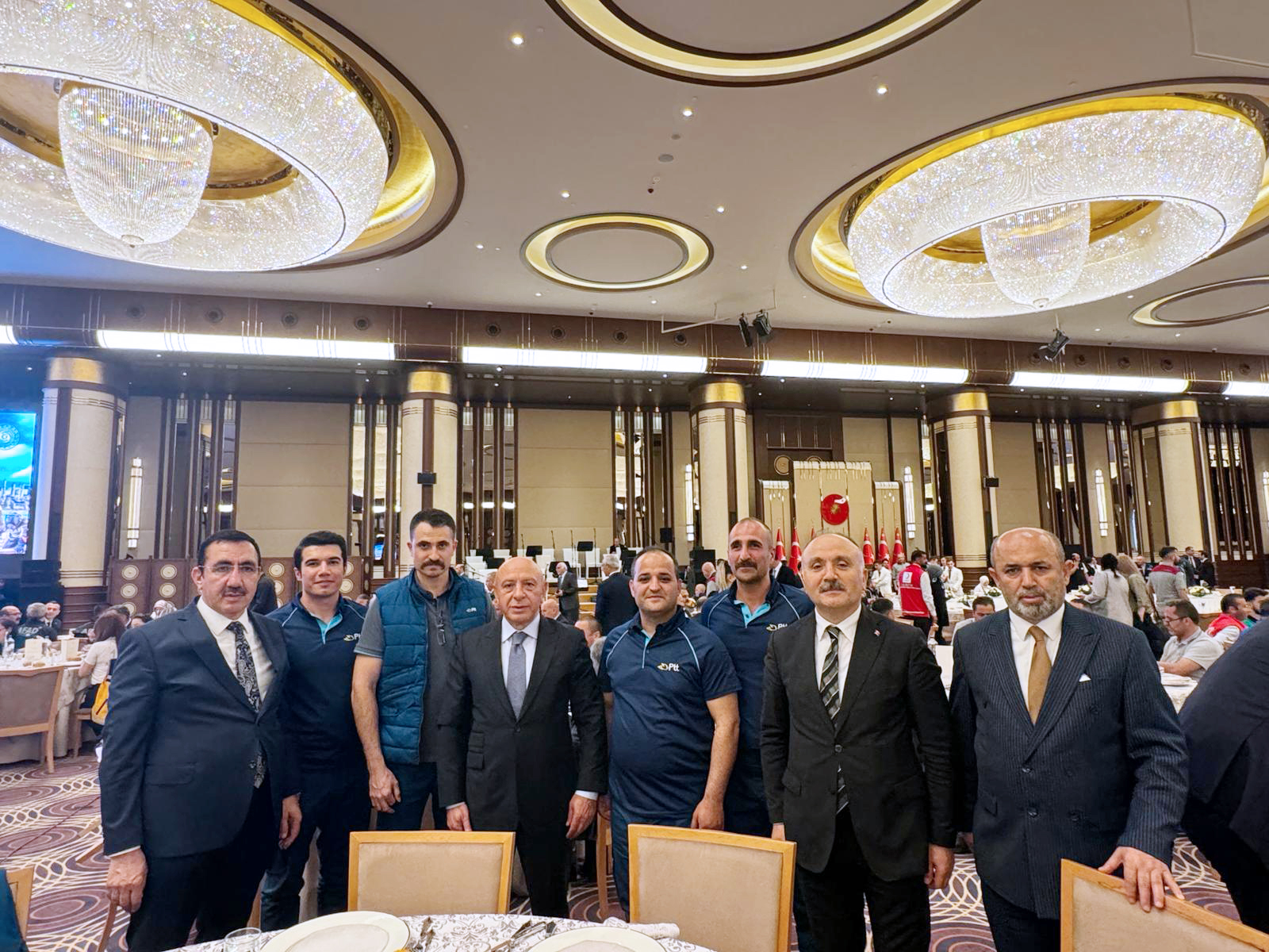 PÜİS Başkanı Okumuş, Cumhurbaşkanı tarafından verilen akşam yemeğine katıldı