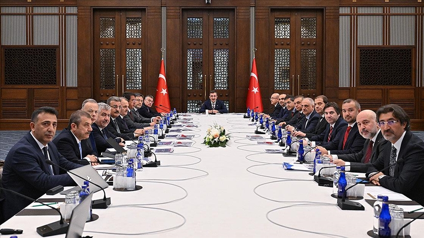 Ekonomi Koordinasyon Kurulu, Cumhurbaşkanı Yardımcısı Yılmaz başkanlığında toplandı