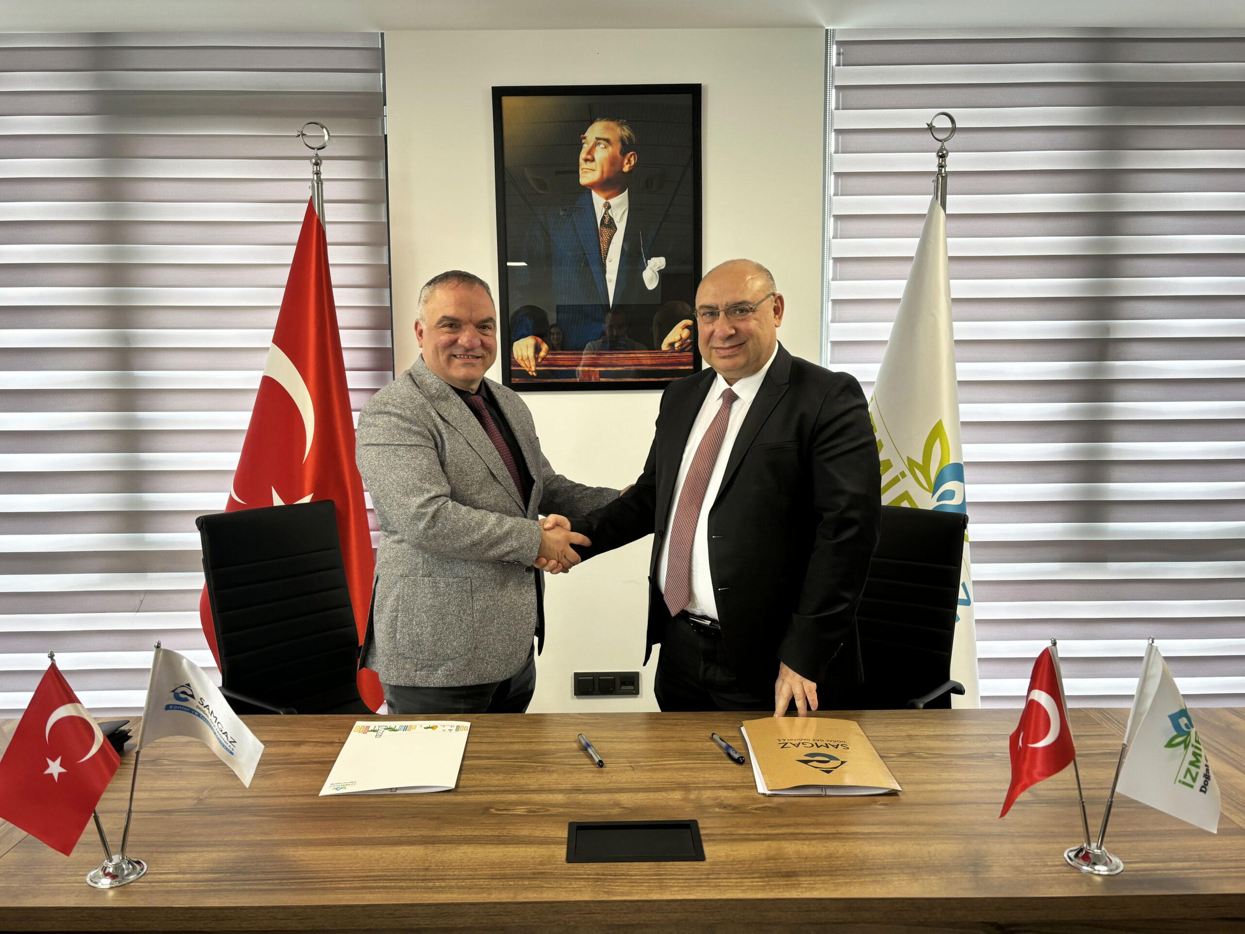 İzmir Doğalgaz ve SAMGAZ’dan iş birliği