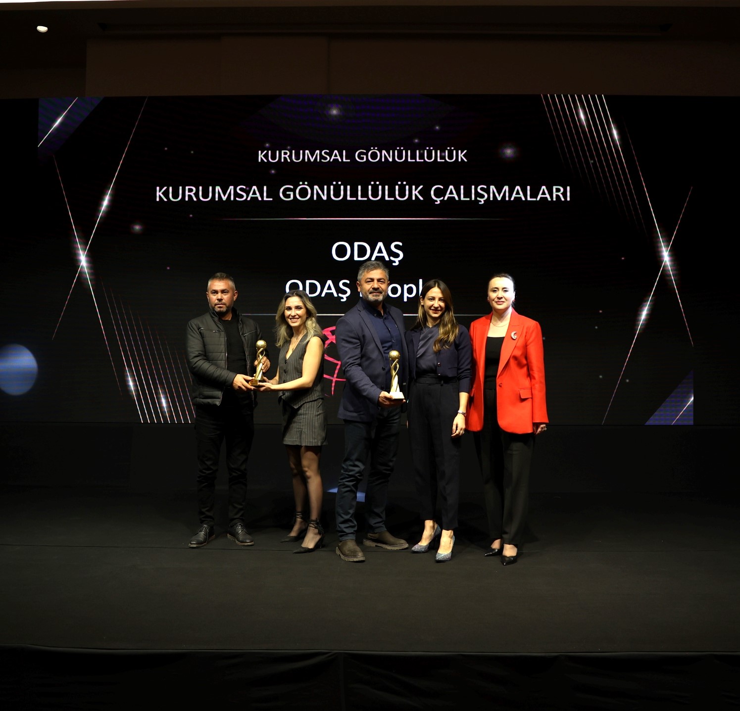 ODAŞ’ın gönüllülük hareketine ‘Toplumsal Fayda’ ödülü