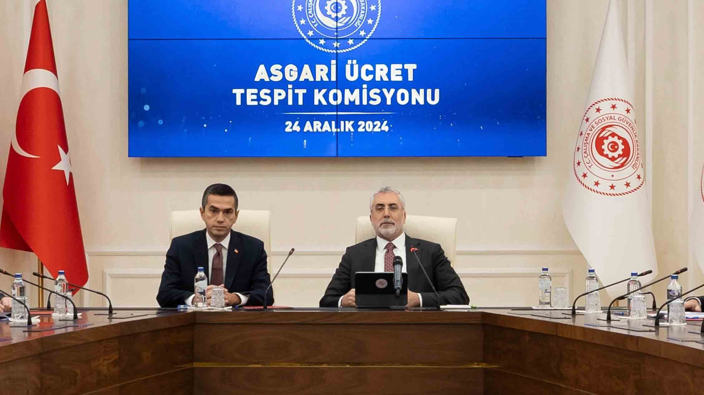 Asgari ücret 2025 yılı için belirlendi