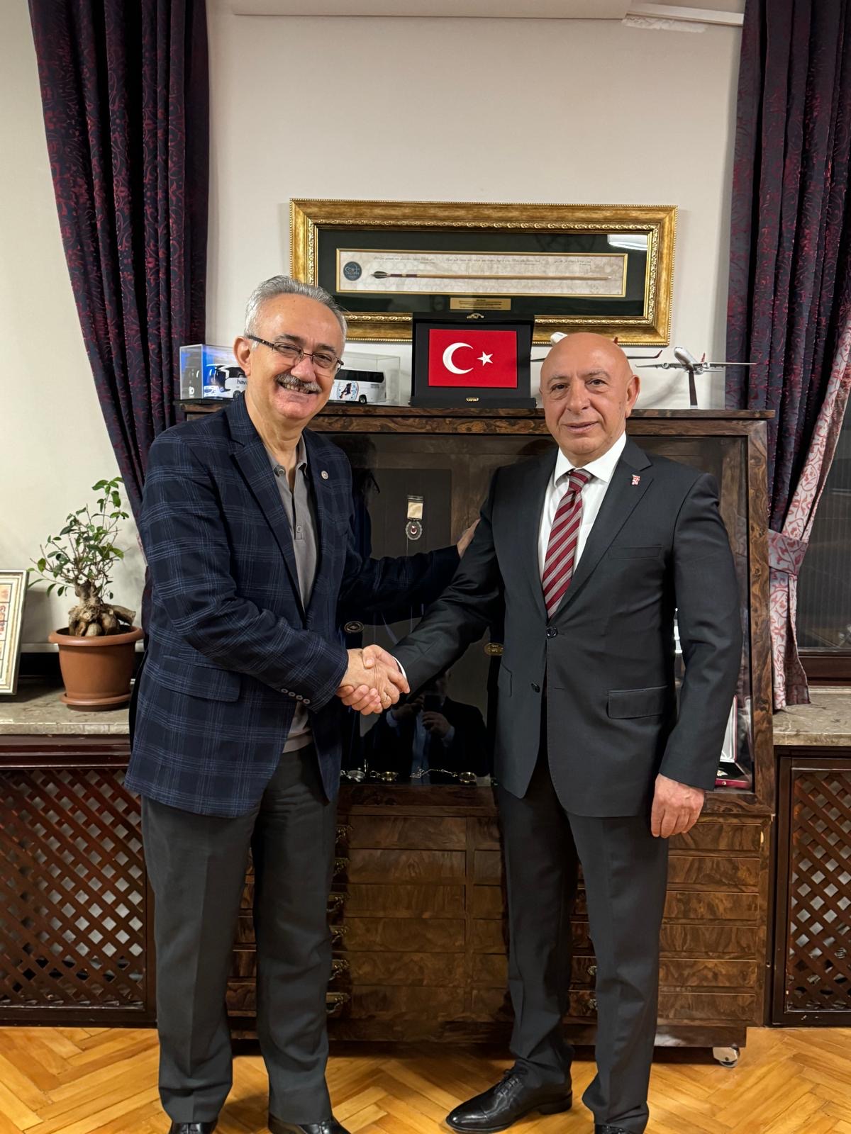 PÜİS Başkanı İmran Okumuş’tan Darphane Genel Müdürü Şahin’e kritik ziyaret