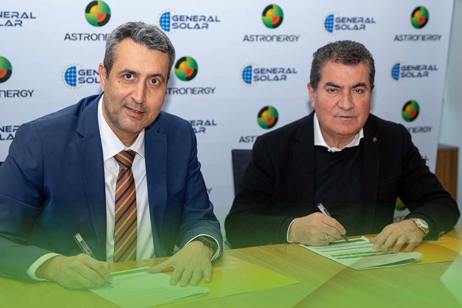 Astronergy, GENERALSOLAR ile 105 MWp kapasiteli anlaşma imzaladı
