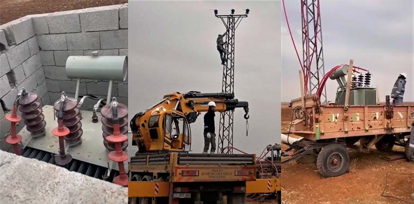 Kaçak elektrik ile buğday tarlası suladılar