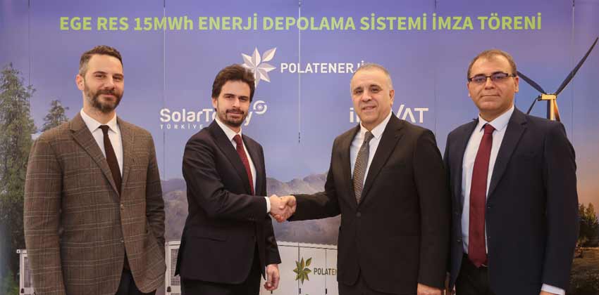 Polat Enerji ile SolarToday arasında 15 MWh Enerji Depolama Sistemi anlaşması