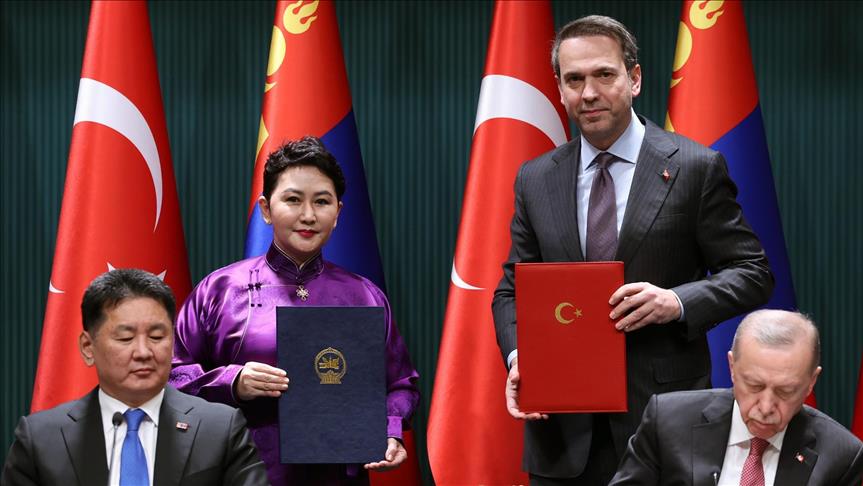 Türkiye ile Moğolistan arasında madencilik alanında niyet mektubu imzalandı