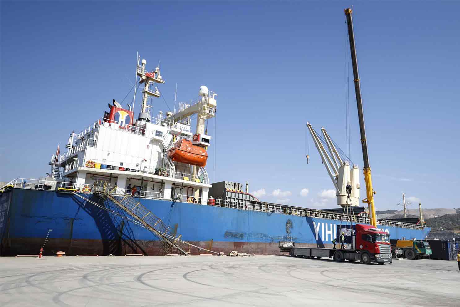 Akkuyu NGS’nin Doğu Kargo Terminali’ne 100’üncü kargo gemisi ulaştı