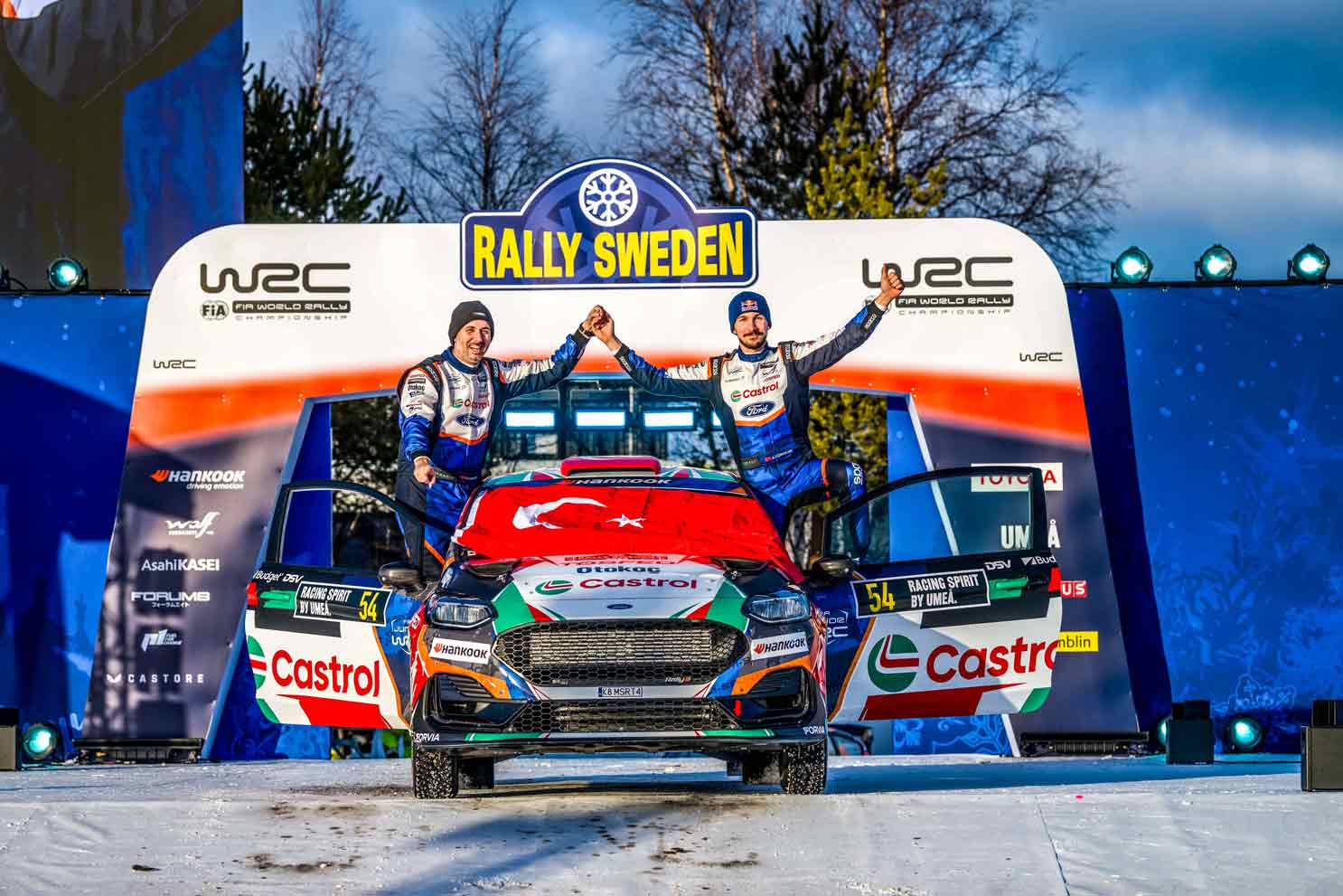Castrol Ford Team Türkiye, Ali Türkkan ile sezonun ilk rallisinde podyuma çıktı
