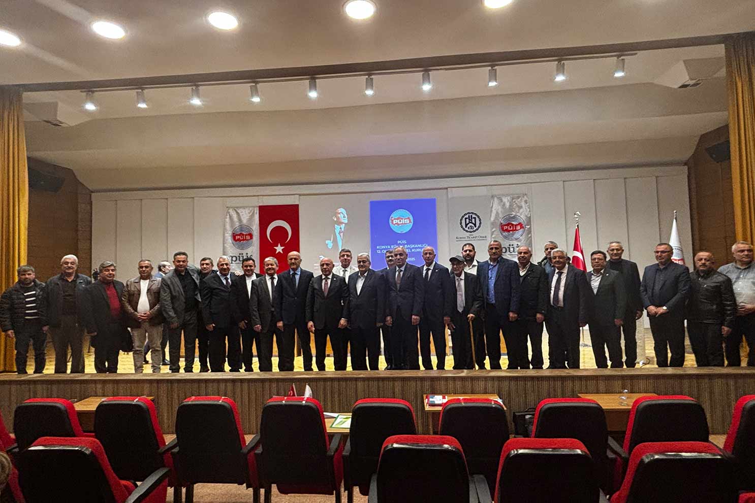 PÜİS Konya şubesinde yeni yönetim belirlendi