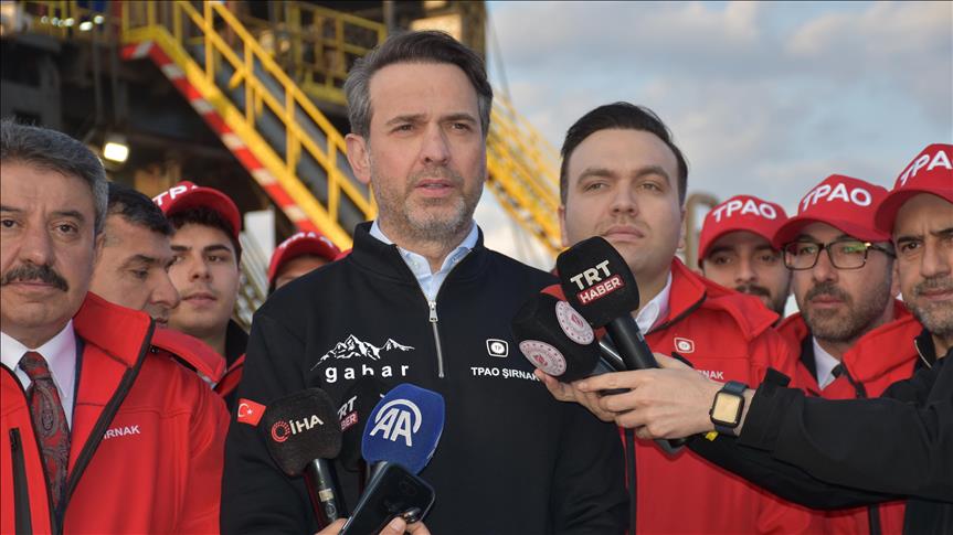 Enerji ve Tabii Kaynaklar Bakanı Bayraktar, Gabar’daki petrol sahasında konuştu