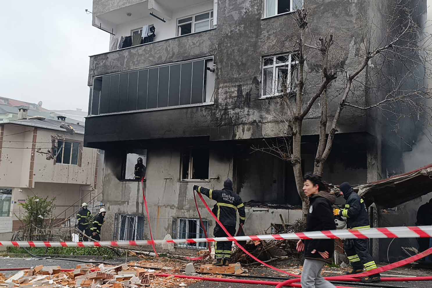 Tekirdağ’da doğal gaz patlaması: iki kişi yaralandı