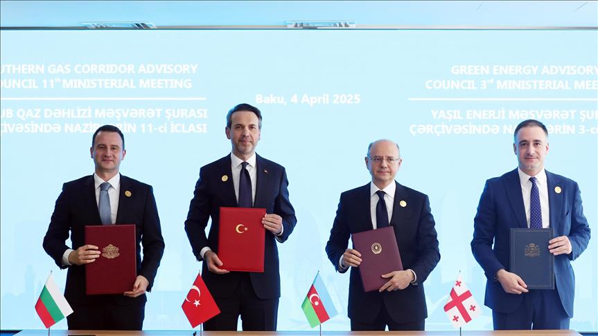 Türkiye, Azerbaycan, Bulgaristan ve Gürcistan “Yeşil Elektrik İletimi ve Ticareti Projesi” kapsamında mutabakat zaptı imzaladı