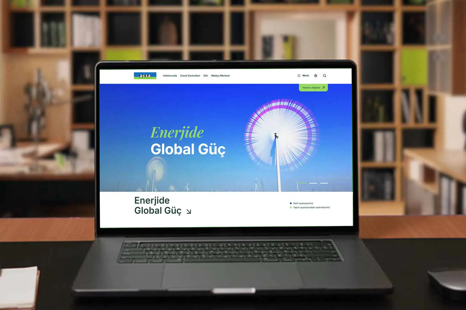 Aksa Enerji web sitesi yenilendi