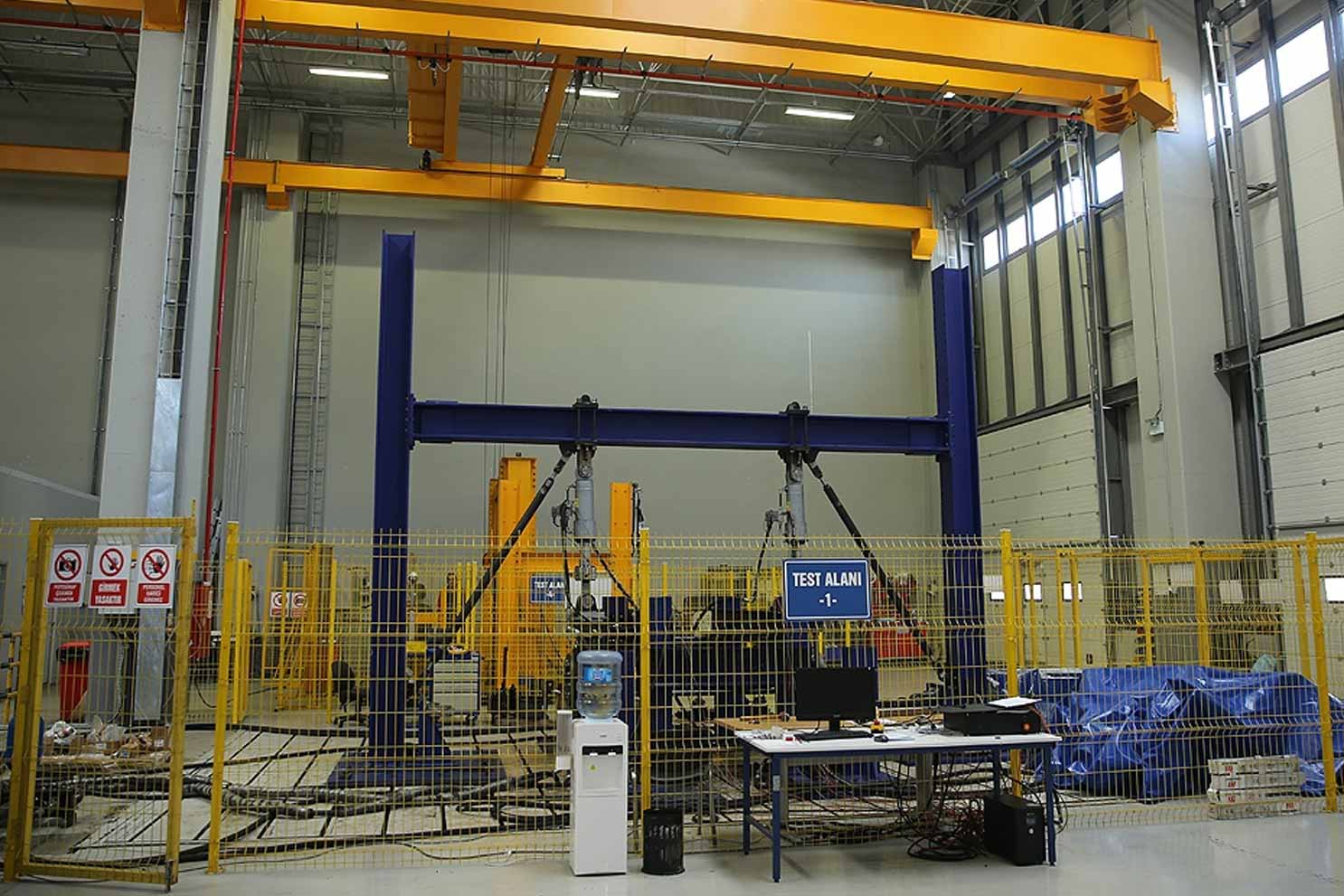 Kocaeli’deki otomotiv test merkezi yerli ve yabancı firmaların hizmetinde