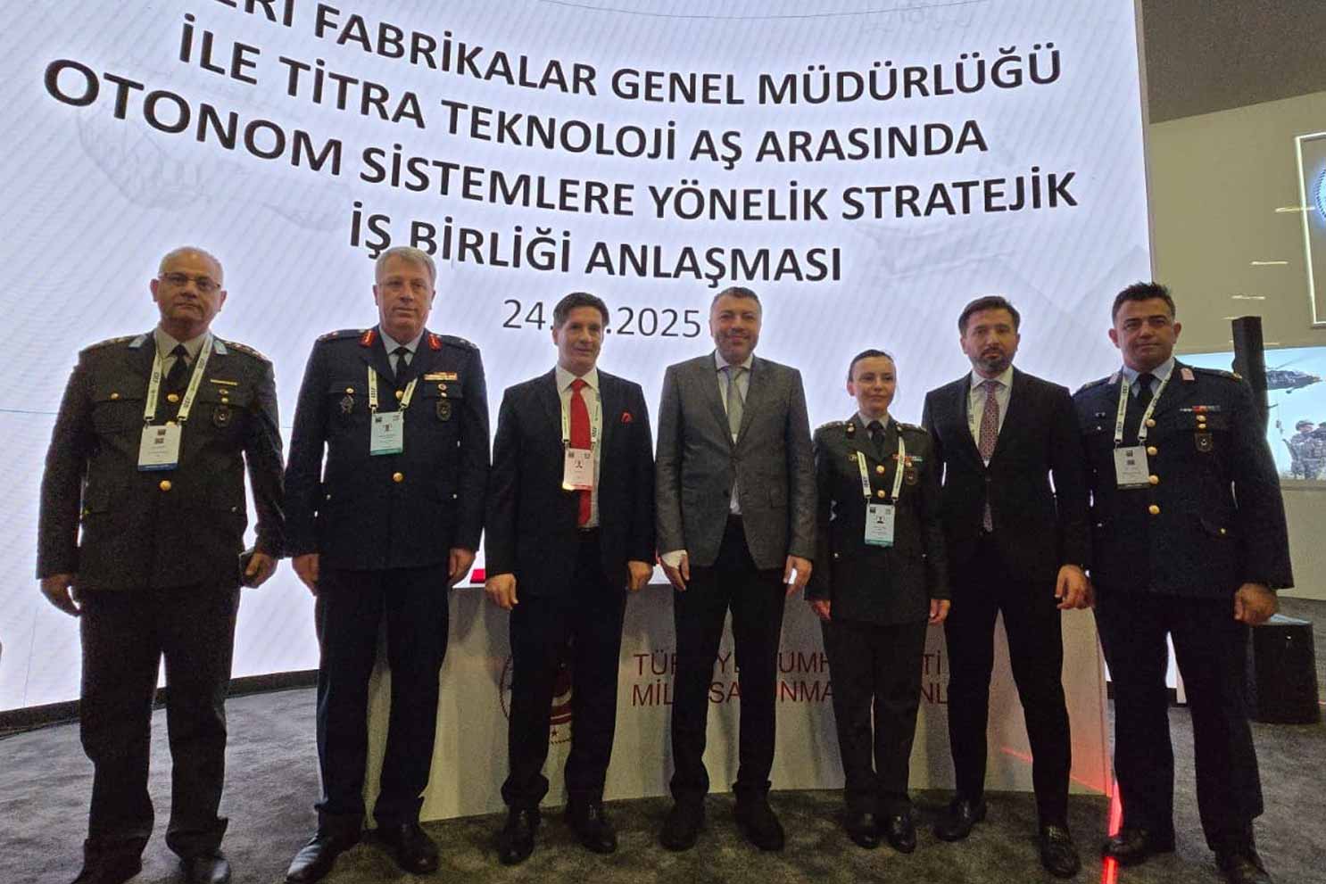 Türkiye’nin en kritik insansızlaştırma projesi için imzalar atıldı