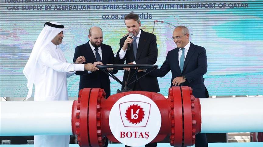 Azerbaycan gazının Türkiye üzerinden Suriye’ye ihracatı başladı