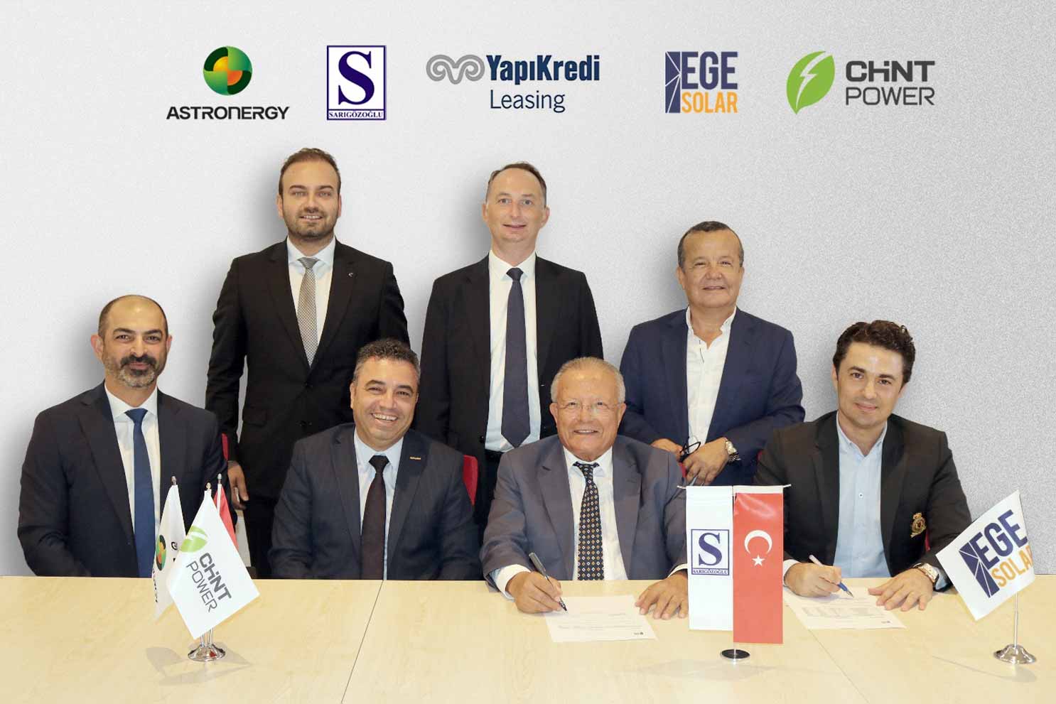 Astronergy ve Chint Power’dan Sarıgözoğlu ile güneş enerjisi anlaşması