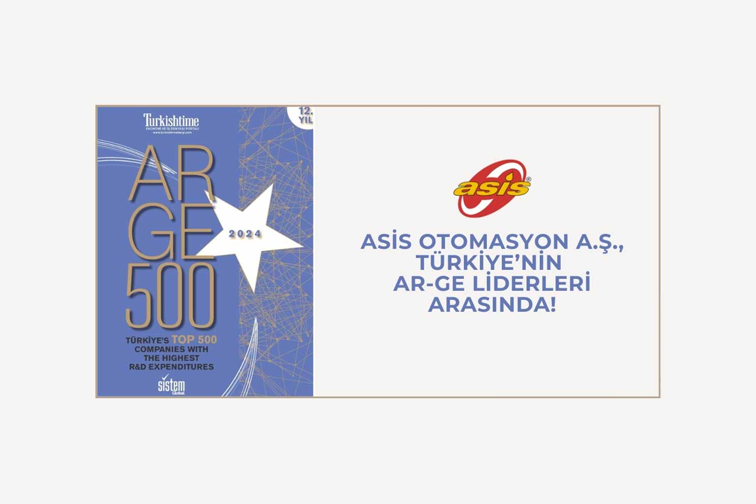 ‘Asis Otomasyon, Türkiye’nin Ar-Ge liderleri arasında’