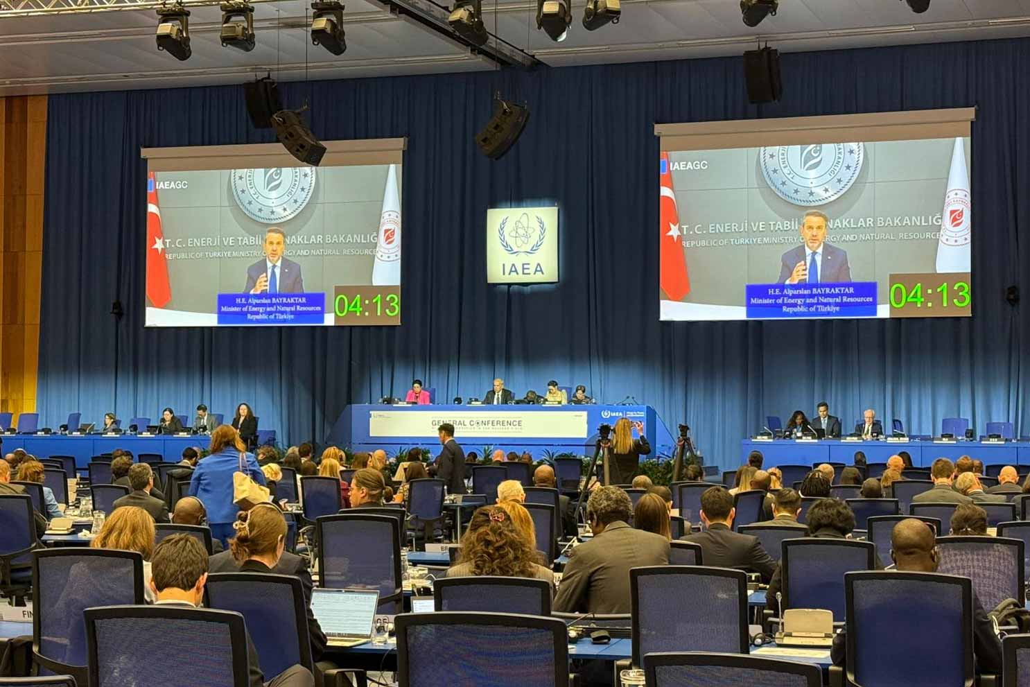 Bakan Bayraktar, UAEA 69’uncu Genel Konferansı’na video mesaj gönderdi