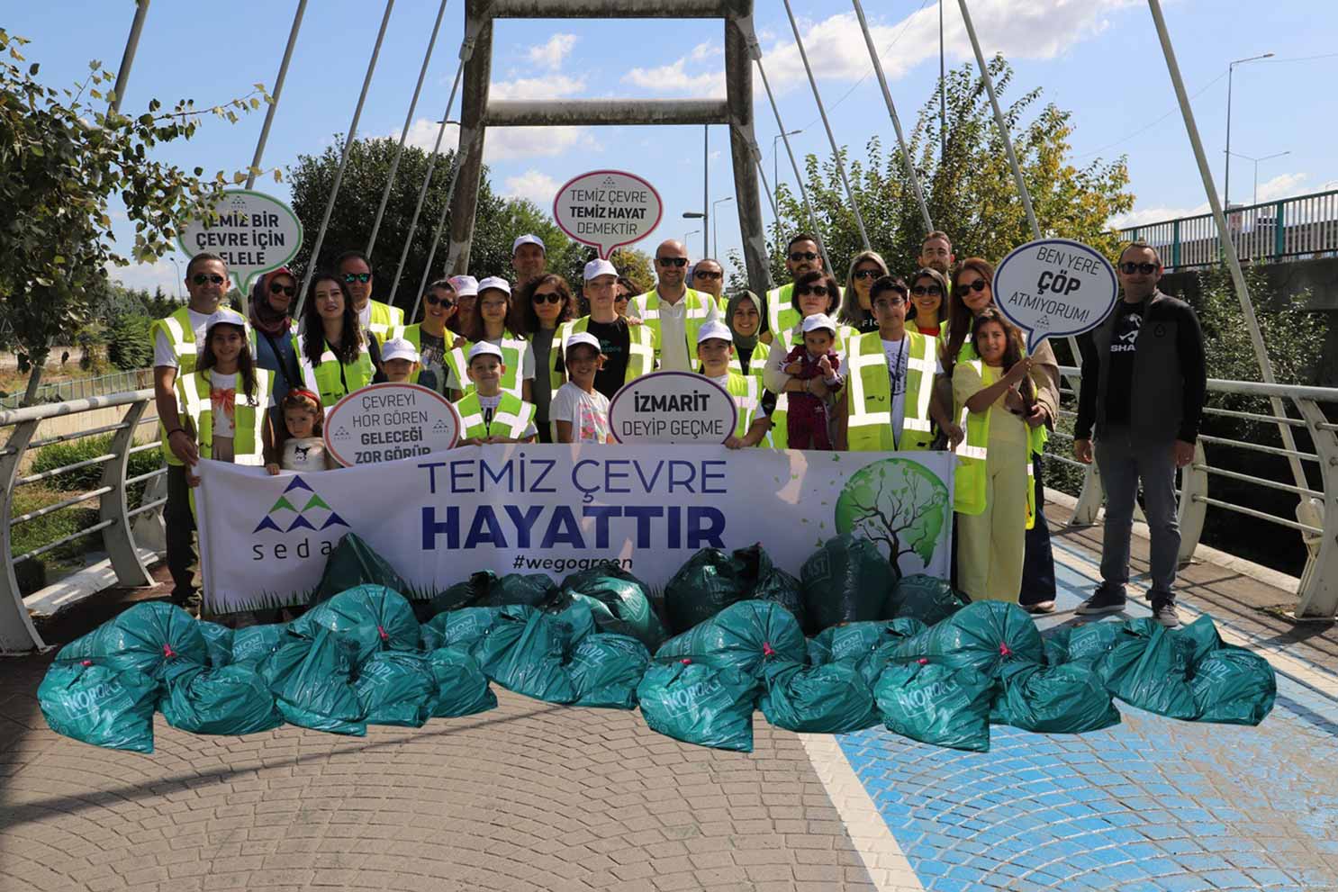 SEDAŞ gönüllüleri, Dünya Temizlik Günü’nde çevre için bir araya geldi