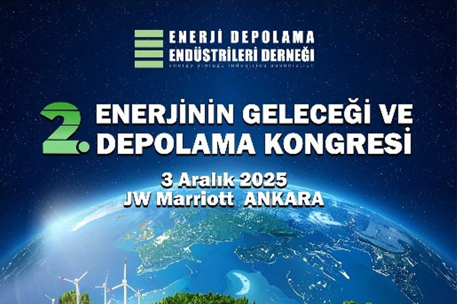 ‘2. Enerjinin Geleceği ve Depolama Kongresi’ 3 Aralık’ta Ankara’da gerçekleşecek