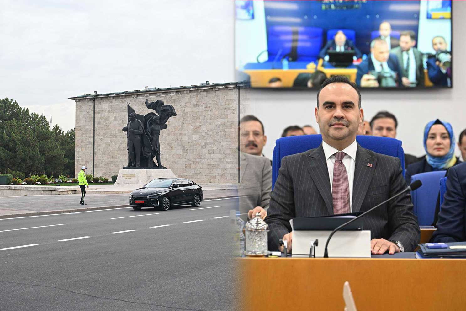 Bakan Kacır, bütçe görüşmelerine yeni Togg T10F ile geldi
