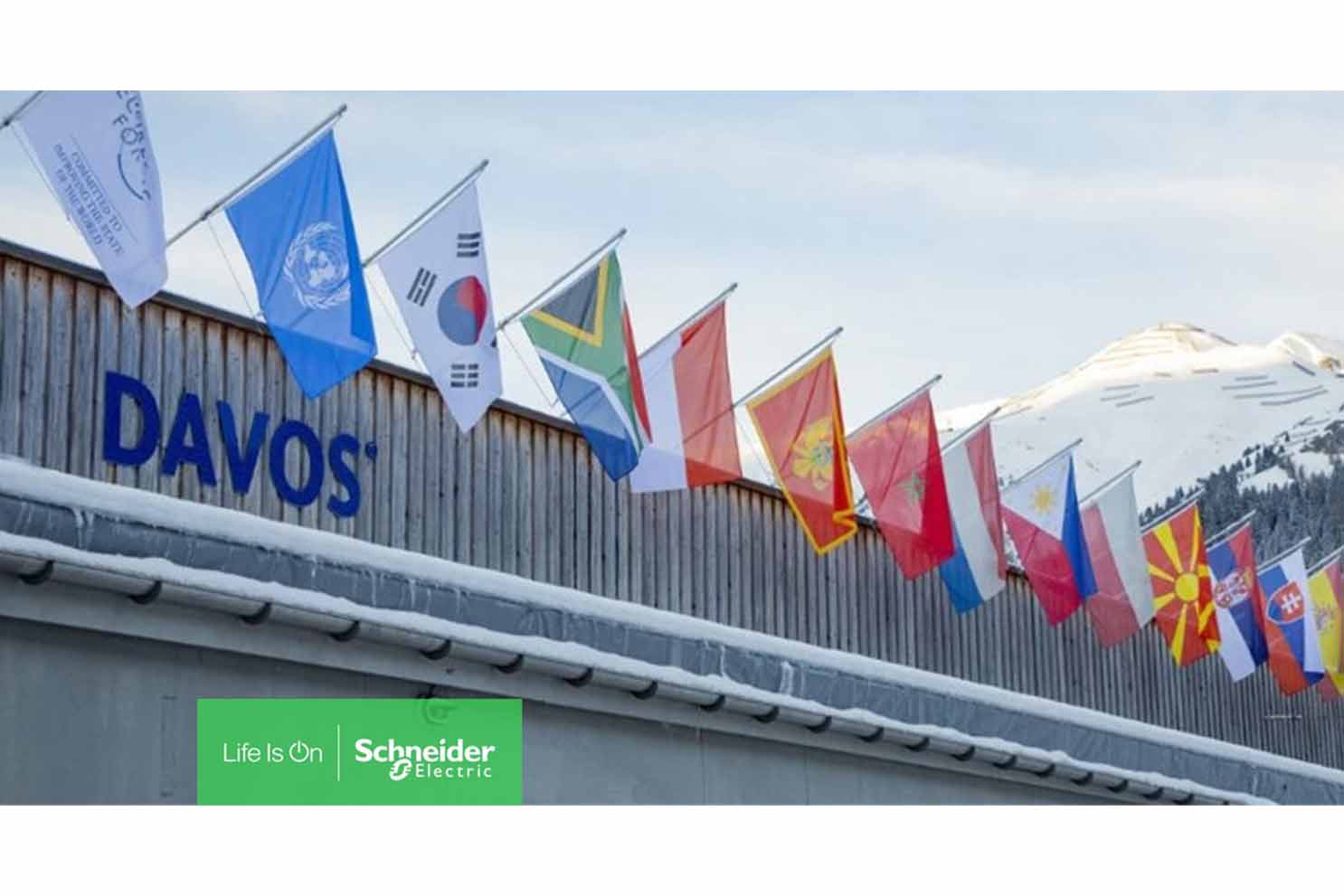 Schneider Electric, Davos’taki Dünya Ekonomik Forumu Yıllık Toplantısı’nda enerji teknolojisini ileri taşıyor