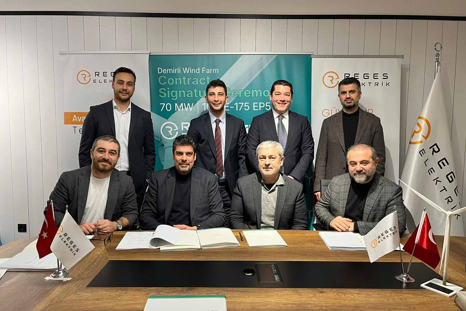 Reges Elektrik, Demirli RES için Enercon ile anlaştı
