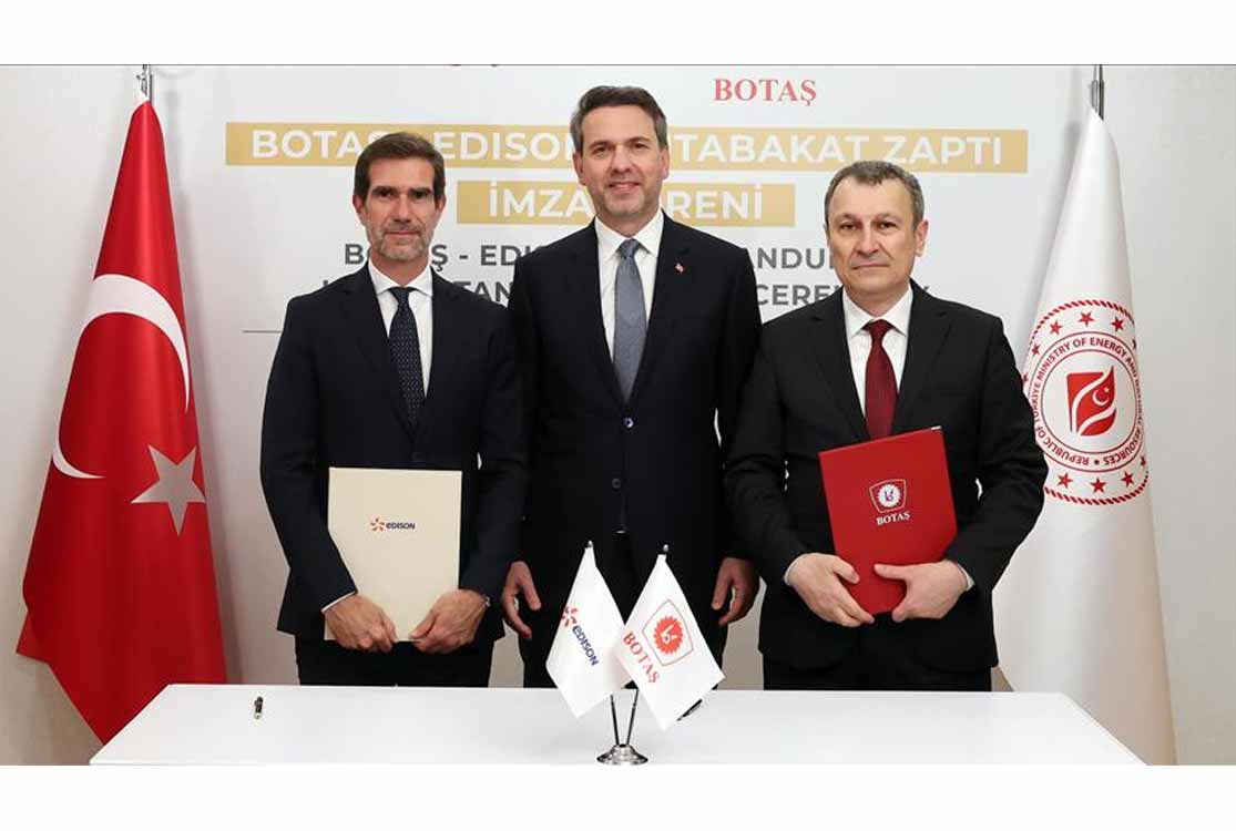 BOTAŞ ile İtalyan enerji şirketi Edison’dan doğal gaz ve LNG iş birliği için mutabakat zaptı