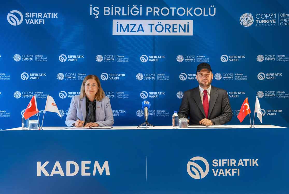 Sıfır Atık Vakfı ile KADEM arasında stratejik iş birliği protokolü imzalandı