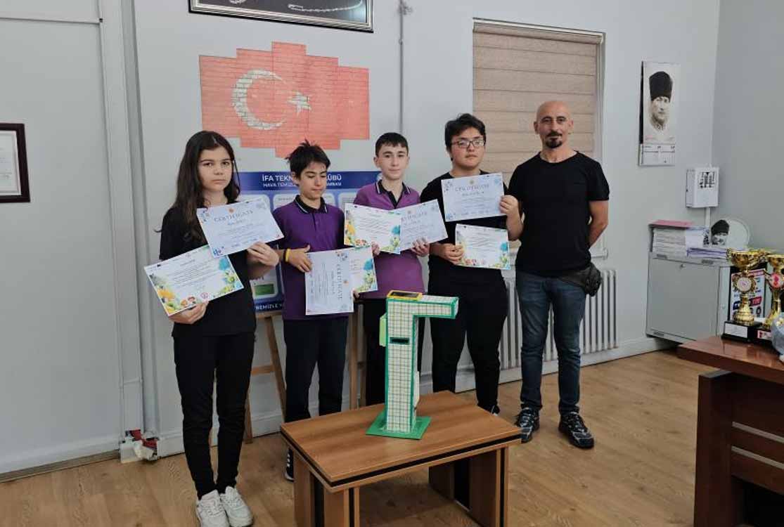 Ortaokul öğrencilerinden nefes aldıran proje