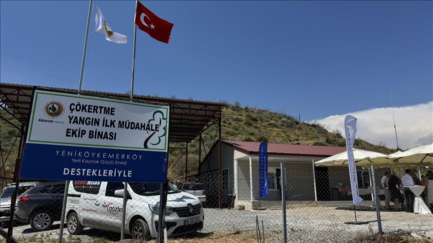 Çökertme’de yangın ilk müdahale ekip binası hizmete açıldı