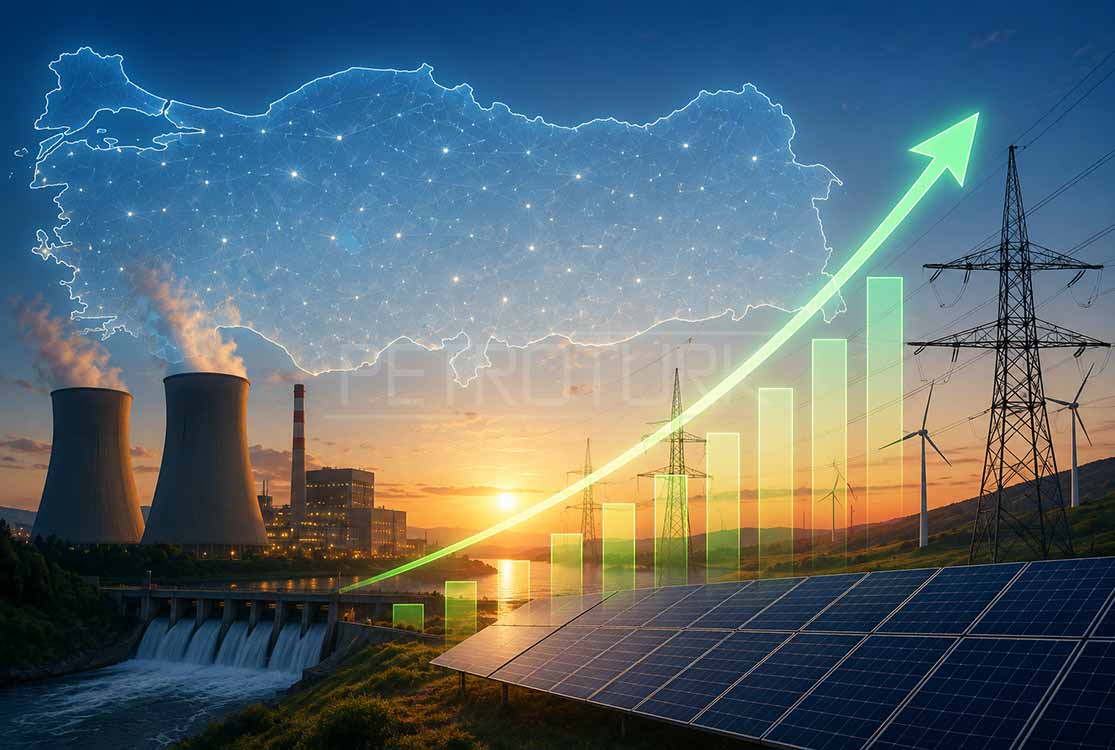 Türkiye’nin elektrik üretimi nisanda yüzde 1,19 arttı
